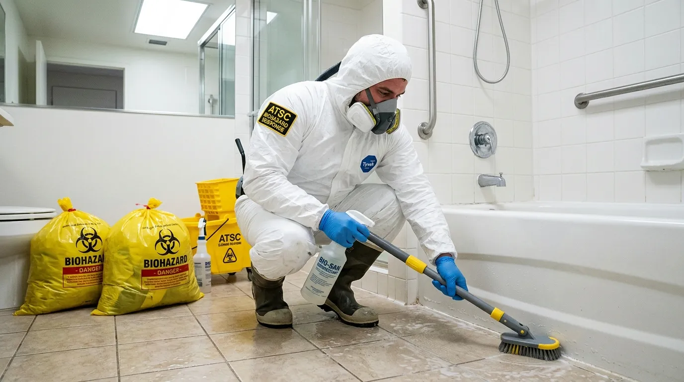 Decontamination equipment deployed for Blood Cleanup in Emerson